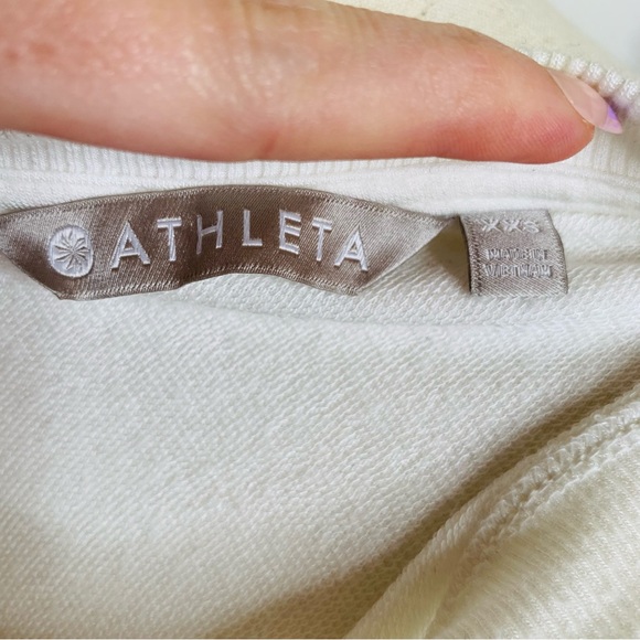 Athleta XXS Knot Crop Pullover 2646 - Picture 6 of 6